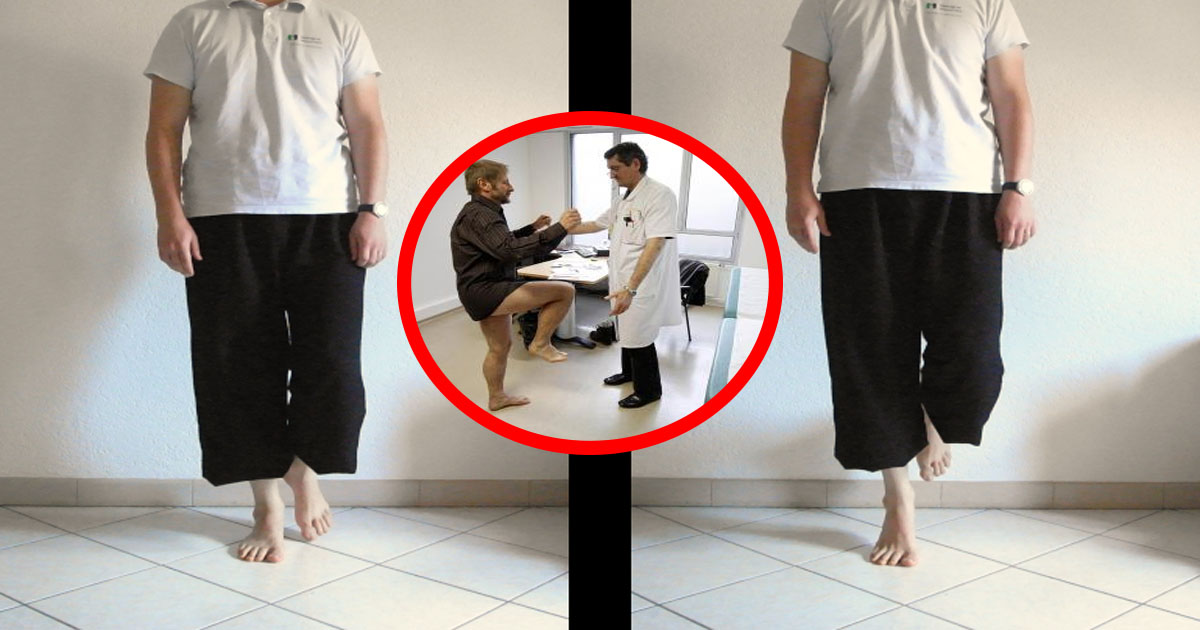 se tenir sur une seule jambe en équilibre